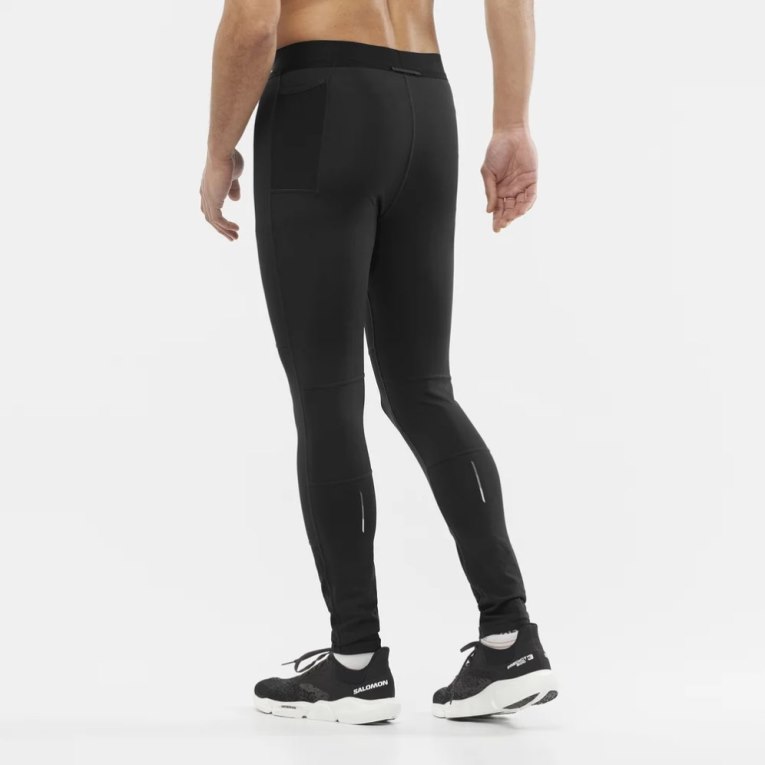 Salomon Cross Men's Running Tights Black | CA 67Q51